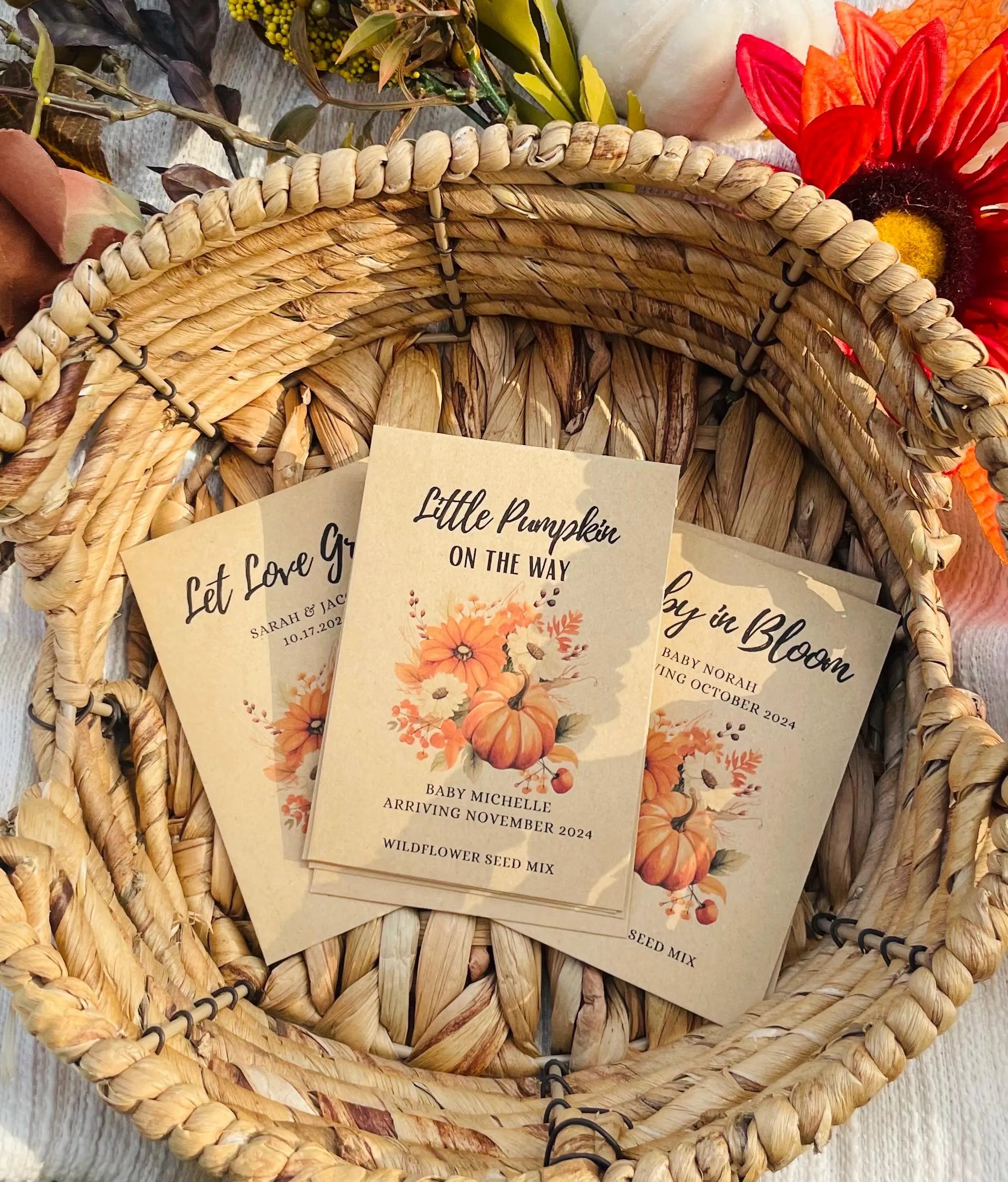 Little Pumpkin Seed Favor