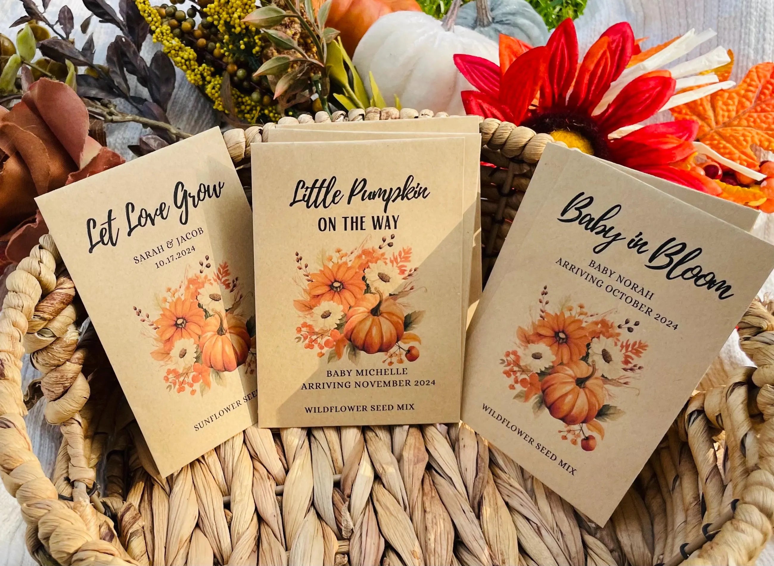 Little Pumpkin Seed Favor
