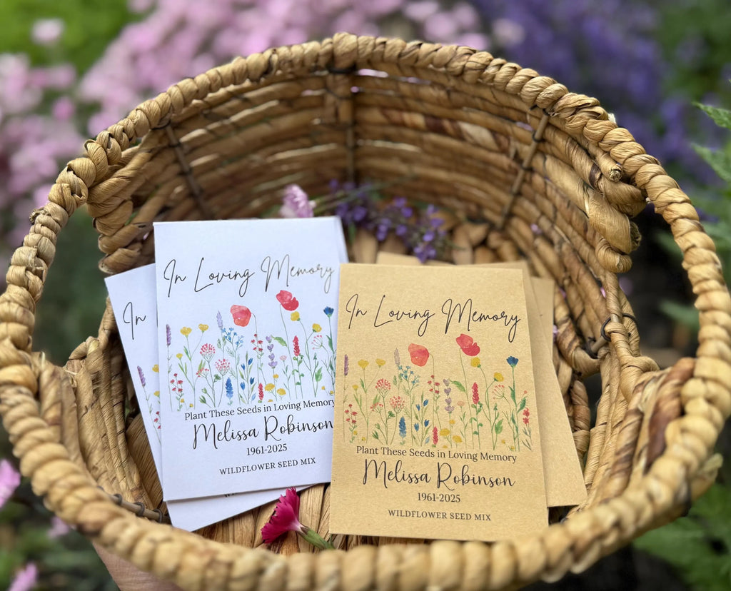 In Loving Memory Wildflower Seed Favor