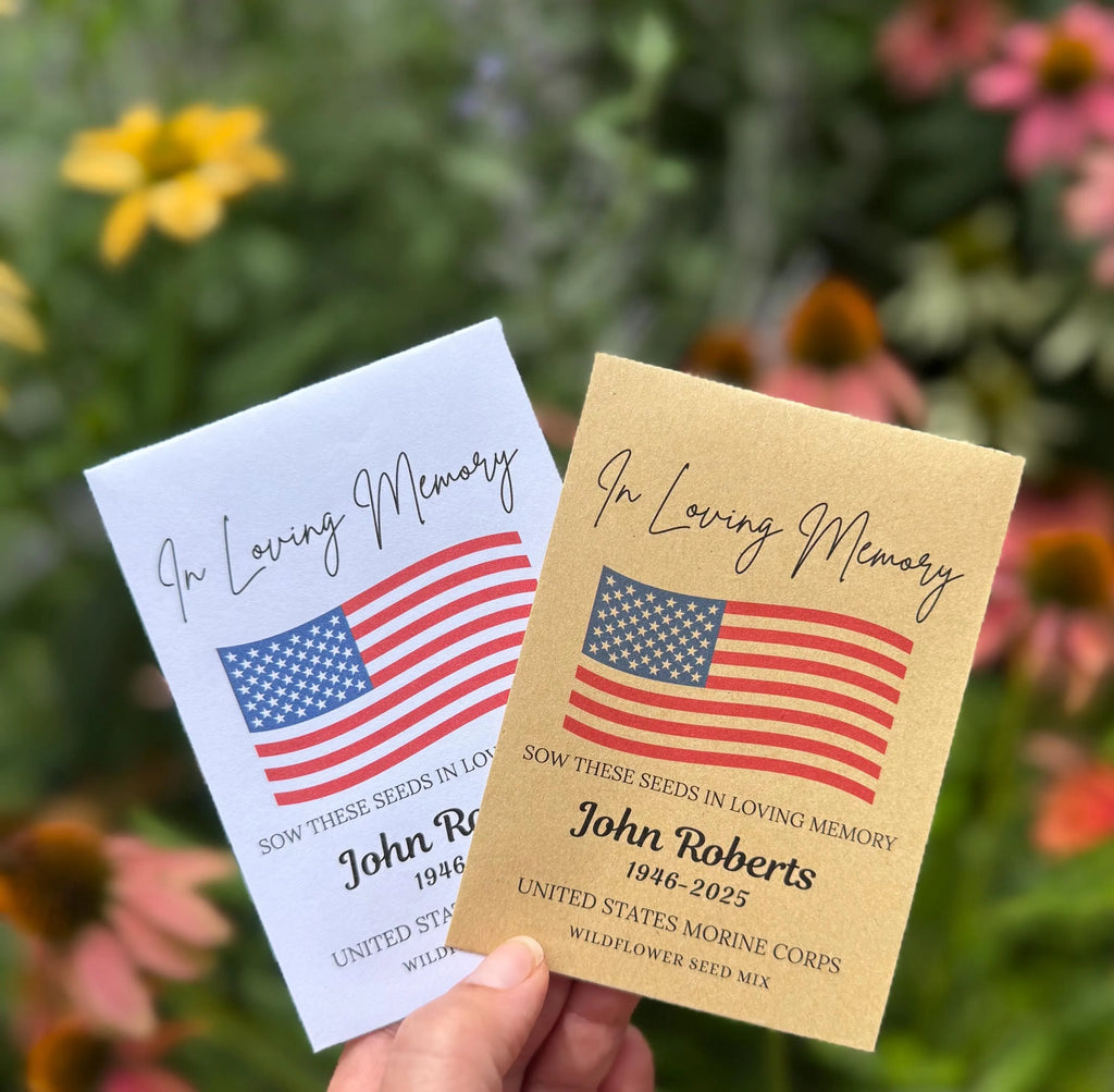 USA Veterans Memorial Seed Favor