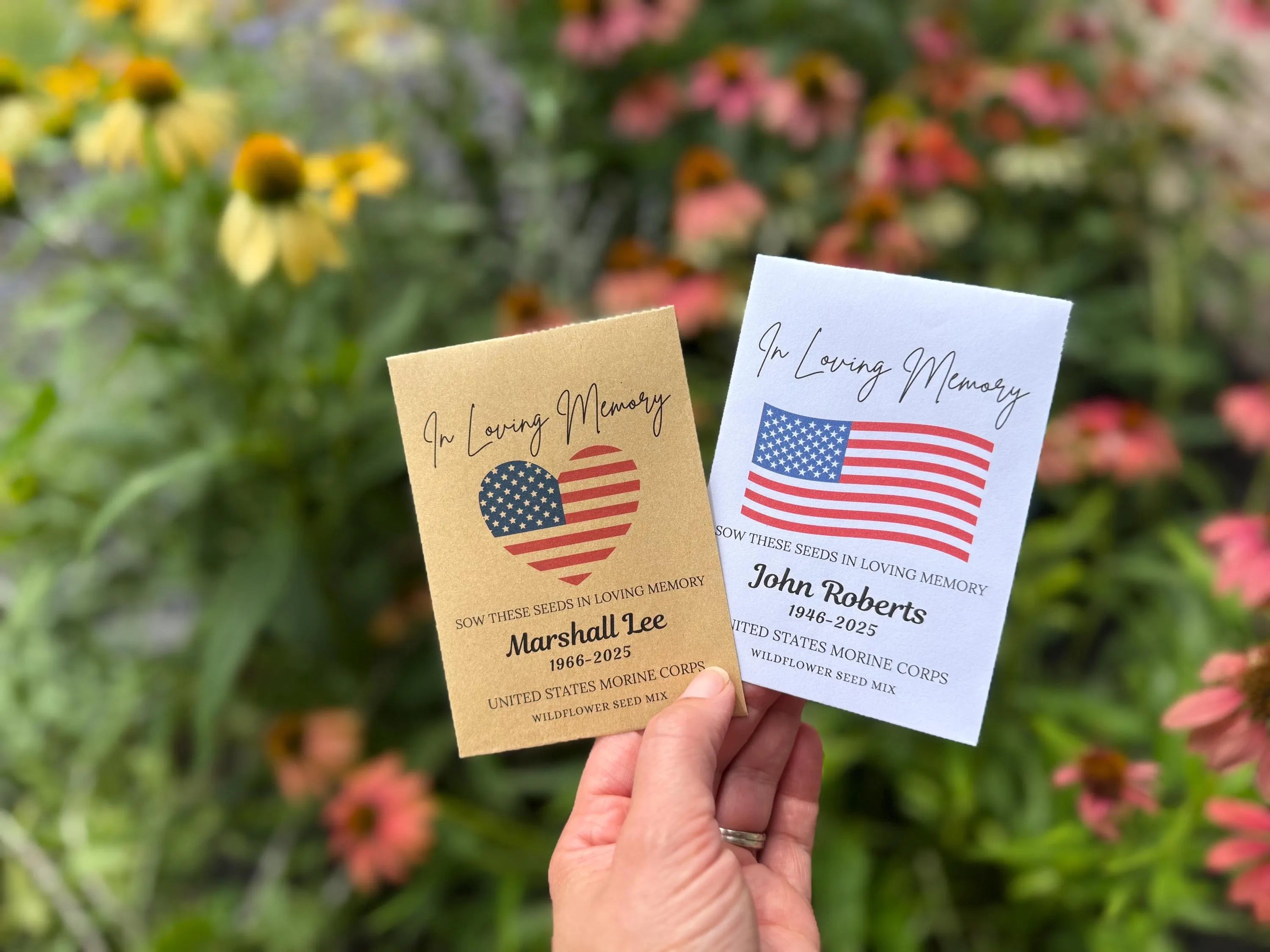 USA Veterans Memorial Seed Favor